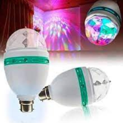 360 Degree Colorful Rotating LED Decorative Disco Lamp LED Bulb