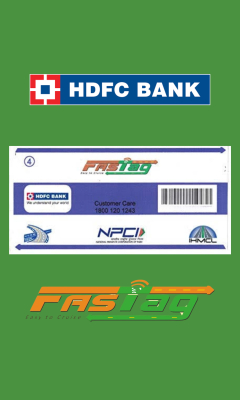 3D HDFC Fasttag Four Wheeler