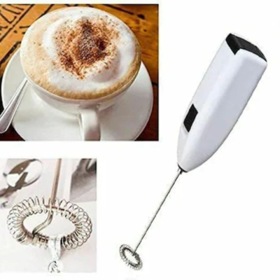 Electric Milk Frother with Handheld Whisk Beater Foam Maker for Mocktails, Coffee, Foamer, Cappuccino (Batteries are Not Included) 