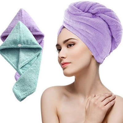 Hair Towel Wrap Absorbent Towel Hair-Drying Bathrobe Magic Hair Warp Towel Super Quick-Drying Microfiber Bath Towel Hair Dry Cap Salon