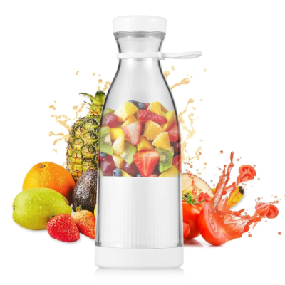 Handy Portable Juice Mixer Blender - Powerful 6-Blade System, 420ml Capacity, USB Charging - Effortless On-the-Go Blending for Fresh Juices etc.